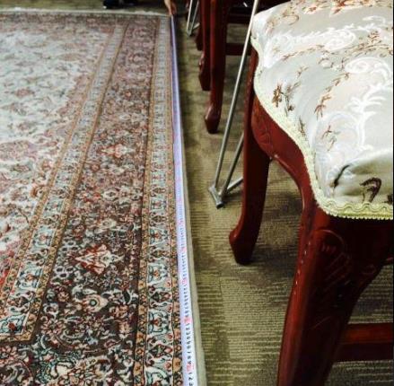 纯伊朗手工织造羊毛毛毯95成新低价转让给有缘人